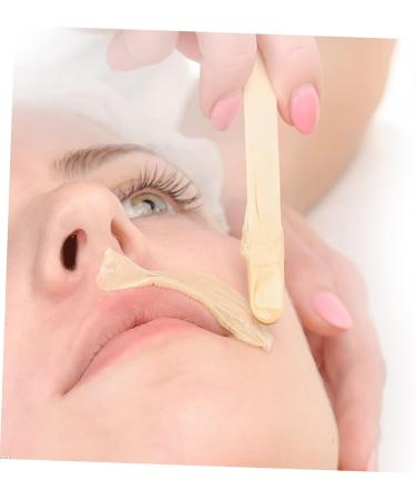 Minkissy 400PCS Disposable Beauty Bar Sticks for Wax Body Hair Removal - Fleece Spatula & Natural Birch Wax Strips - Buy Online on GoSupps.com