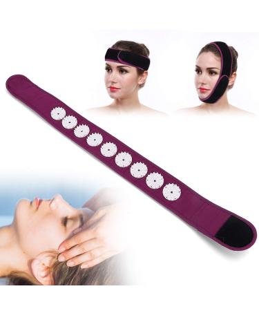 ANGGREK Portable Acupuncture Headband for Pain Relief | Yoga & Fitness Massage Headband (Purple) - International Shipping Available - Buy Online on GoSupps.com