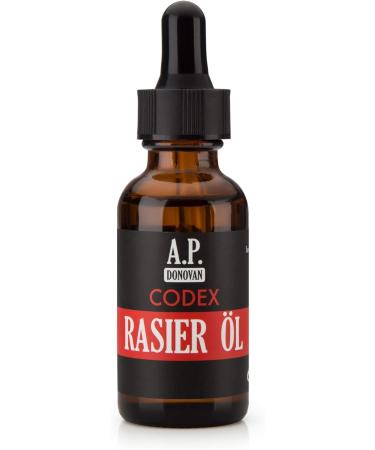 A.P.Donovan Shaving Oil for Men | Sustainable Shave with Sandalwood | Perfect for Beard Contours | Codex Beard Care Series - Buy Online on GoSupps.com