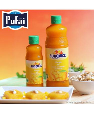 Pufai - Sunq Real Fruit Concentrate Juicer - Rafra chissement Fruit (Mangue 8 Bouteilles) 700 Millilitres x 8 Bouteilles - Buy Online on GoSupps.com
