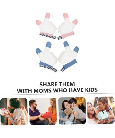 2 Pairs Healeved Ring Biting Gloves for Children | Thumb Protector & Finger Sucking Stop Gloves | Baby Supply - Buy Online on GoSupps.com
