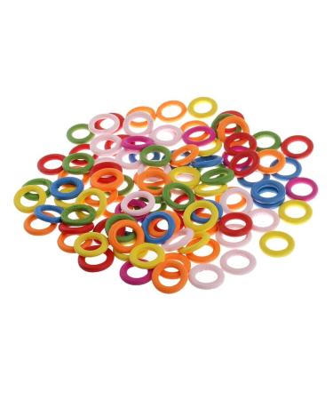 Aymzbd 100pcs Assorted Ring Loop Embellishments for Jewelry Making
