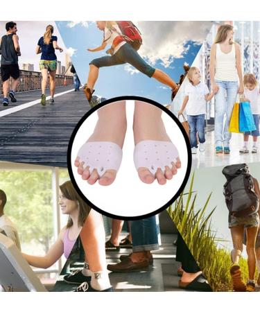 Five Toe Bunion Pads - Liquid Separators with Guards, Spacers & Correctors for Hallux Valgus - 1 Pair/Set - Buy Online on GoSupps.com