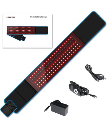 ADVASUN LED Red Light Belt - Flexible Wearable Deep Red 660nm and Near Infrared 850nm Pad with Timer - Back Shoulder Joints Muscle Waist - 2 Wavelengths (Blue-105pcs) - Buy Online on GoSupps.com