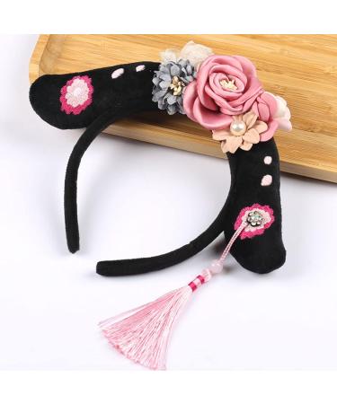 JSGHGDF Ancient Chinese HeadBand Hair Hoop Chinese Style Headband Chinese Girl for Hair Accessories Flat Red - Buy Online on GoSupps.com