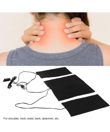 USB Electric Heating Pillow for Neck & Shoulders - Adjustable Temperature Washable Carbon Fiber - 3 Step Heating Relief - Buy Online on GoSupps.com