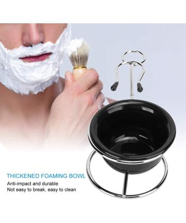 Premium Homeriy Shaving Soak Set - Metal Multifunctional Shaving Brushes & Practical Beard Remover Stand for Men - Buy Online on GoSupps.com