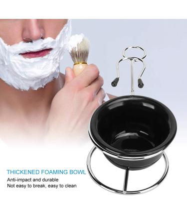 Professional Metal Shaving Brush Holder & Foam Soap Bowl Set - Multifunctional Bar Turf Tools for Grooming Accessories - Buy Online on GoSupps.com
