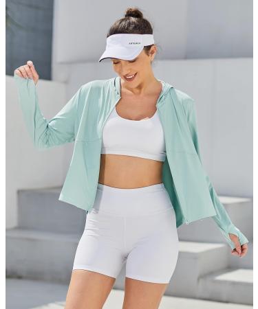 G4Free Women's UPF 50+ Sun Protection Hoodie Jacket - Mint Green - Size Large - Buy Online on GoSupps.com
