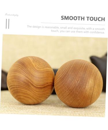 Magiclulu 6 STK Wooden Massage Balls & Hand Trainer - Stress Relief & Finger Massage Device for Neck & Hands - Buy Online on GoSupps.com