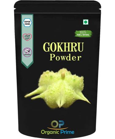SEP Organic Prime Gokhru Seeds Powder | Tribulus Terrestris Powder | Gokshura | Caltrops | Gokharu Powder - 500 GM By Organic Prime