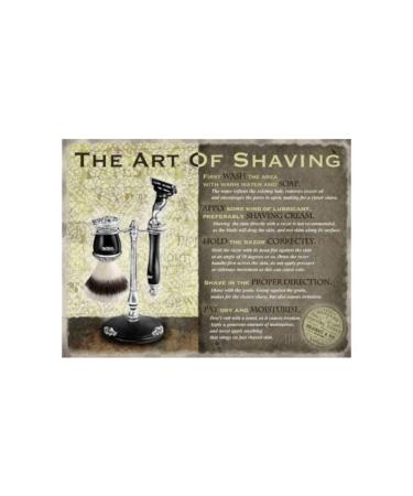 The Art of Shaving Bartkunst 20 x 30 cm