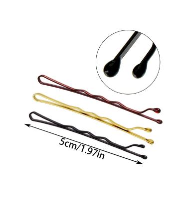 50 Pcs Hairpins & Bobby Pins - Metal Hair Accessories for All Hair Types - Ideal for Straight & Brown Hair - Buy Online on GoSupps.com