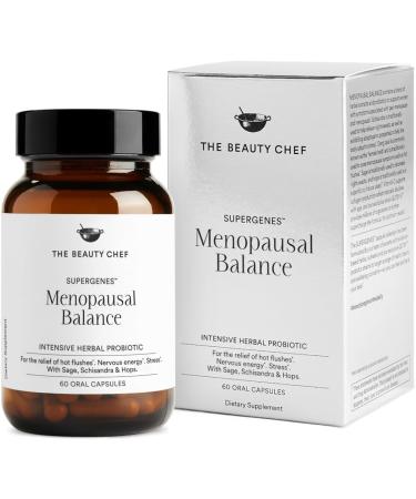 Buy The Beauty Chef SUPERGENES Menopausal Balance - Natural Menopause Support with Probiotics & Herbal Extracts - 60 Capsules | International Shipping - Buy Online on GoSupps.com