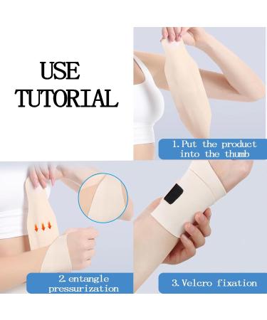 Wrist Brace for Sprained Wrist & Carpal Tunnel Relief | Elastic Compression Wrap for Pain & Arthritis Support - Buy Online on GoSupps.com