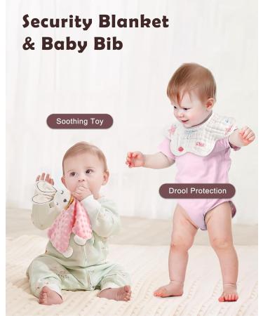 Lictin Pink Baby Gift Set - Newborn Essentials for Girls | Romper Bib Socks Headscarf & Cuddly Rabbit | Perfect Birth Gifts - Buy Online on GoSupps.com