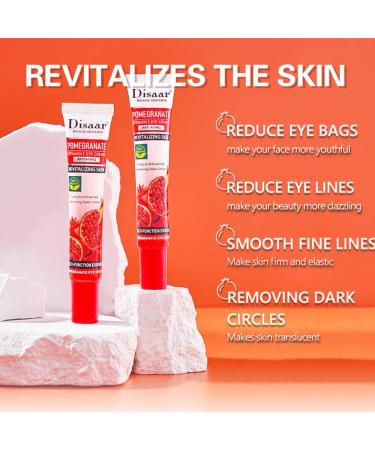 DISAAR Beauty Pomegranate Vitamin E Eye Cream Anti-Aging Firming Anti-Wrinkle Under Eye Skin 20g / 0.85fl.oz - Buy Online on GoSupps.com