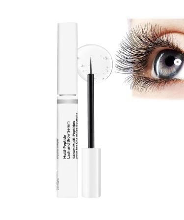 Multi-Peptide Eyelash Growth Serum Eyebrow Serum Lash Serum Eyelash Serum Eye Lash Serum Growth Natural Lash Booster Eyelash Serum for Growth and Thickness 5ml