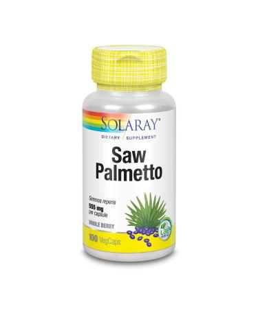 Solaray Organically Grown Saw Palmetto 555 mg 100 VegCaps