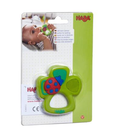 HABA Lucky Shamrock Silicone Teether & Clutching Toy - Safe & Fun Teething Solution - Buy Online on GoSupps.com