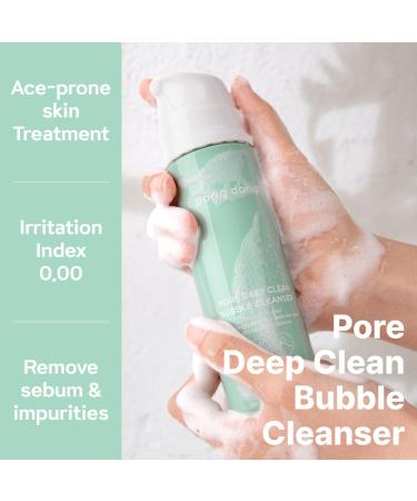 PONGDANG Pore Deep Clean Bubble Foam Cleanser 5.11 fl. oz | Gentle Plant-Based 0.5% BHA for Problematic Skin | Made in Korea | International Shipping Available - Buy Online on GoSupps.com