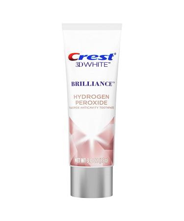Crest 3D White Brilliance Hydrogen Peroxide Toothpaste with Fluoride 3oz - 3 Pack - Buy Online on GoSupps.com