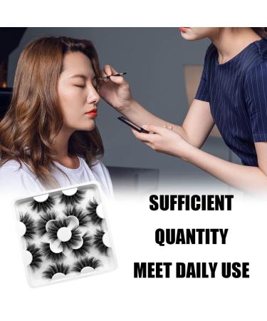 Ycnpeatt 25mm Long 8D Faux Mink False Eyelashes - Handmade Natural Wispy Fluffy Lashes for Makeup - Buy Online on GoSupps.com