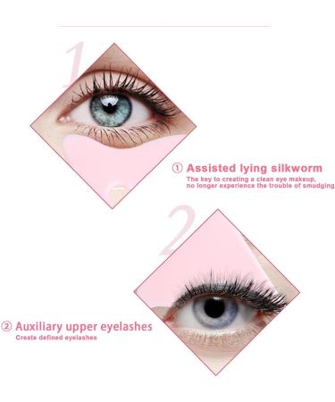 Eyeliner Guide Tool | Portable and Lightweight Eyeliner Stencils - Mascara Applicator Tool for Winged Eyeliner Lashes Lip Liner Eyeliner Stickers for Beginners Pochy Pink - Buy Online on GoSupps.com