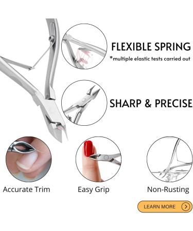 PTP 3 in 1 Cuticle Remover Set - Nipper, Pusher, Scraper | Trimmer Tools - Buy Online on GoSupps.com