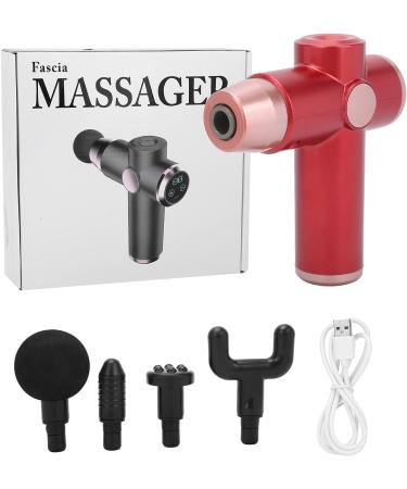 Electric Mini Muscle Massager with 4 Heads - Deep Tissue Relaxation Massage | International Shipping Available - Buy Online on GoSupps.com