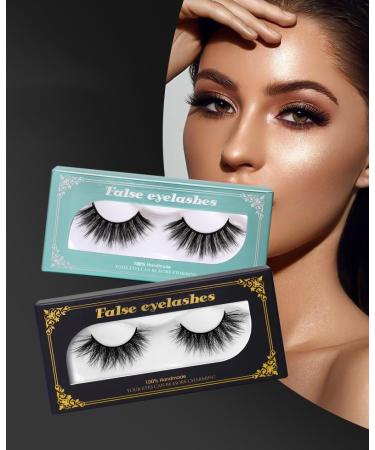 Buy DIY Self-Adhesive False Eyelashes - 3D Natural Curling & Thick Lashes - 3 Pairs for Effortless Beauty | International Shipping - Buy Online on GoSupps.com