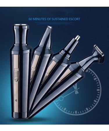 4-in-1 Electric Nose & Ear Hair Trimmer | Easy Clean Detachable Head | Precision Grooming Tool for Men & Women - Buy Online on GoSupps.com