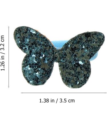 Holibanna 5 Pairs girls' sequin rubber band hair ties for children hair ropes girl elastic hair tie sparkle hair ties glitter star hair ties kids hair ties Holder High elasticity baby fabric - Buy Online on GoSupps.com