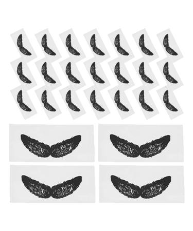 iplusmile Autocollants pilation Poils Nez et Barbe 100 Pcs Format Standard Autocollant Auto-adh sif pour Hommes Usage Quotidien Protection Moustache et Nez Kit Cire Visage