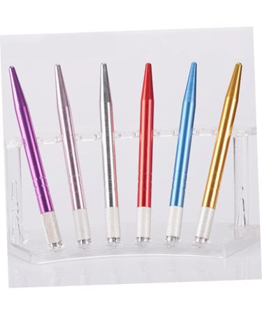 FOMIYES 6pcs Embroidered Eyebrow Pencil Makeup Eyebrow Pen Microblading Pen Aluminum Alloy Korean - Buy Online on GoSupps.com