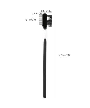Professional Double-Headed Eyebrow Brush & Comb - Stainless Steel Dual-Use Makeup Tool for Women & Girls | Perfect for Eyebrow and Eyelash Grooming - Buy Online on GoSupps.com