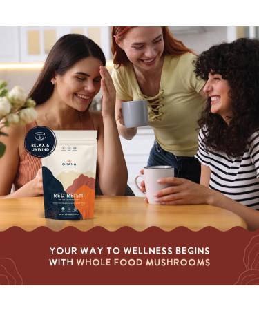 Ohana Red Reishi Organic Mushrooms Powder Blend USDA-Organic Whole Food Mushroom Supplement Non-GMO Gluten-Free 3.53 oz Bag Pack of 1 Reishi Powder 3.53 Ounce (Pack of 1) - Buy Online on GoSupps.com