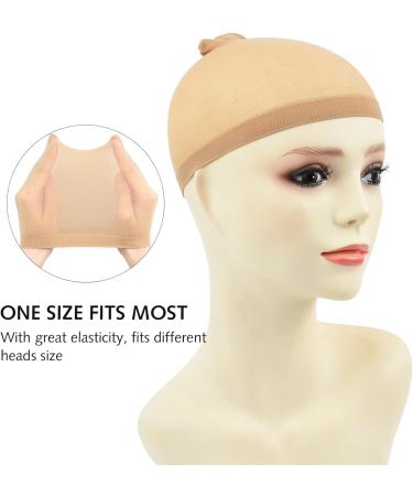 Yamel Nude Stocking Wig Caps - 4 Pack Stretchy Nylon Caps for Women - Buy Online on GoSupps.com
