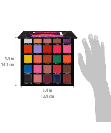 SHANY Dream Team Lip Palette - 25 Cream Lipsticks in 11 Bold, 8 Classic, and 6 Nude Shades with Matte Finish - Buy Online on GoSupps.com