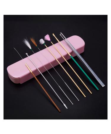 KXDFDC 8pcs Ear Wax Pickers Set Ear Cleaner Spoon Wax Remover Removal Ear Cleaning Tool 1 D