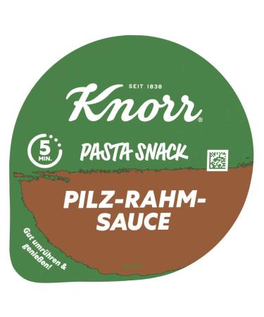 Buy Knorr Pasta Snack Mushroom & Cream | 8 x 63g Instant Noodles - Ready in 5 Minutes | Quick & Delicious International Shipping - Buy Online on GoSupps.com