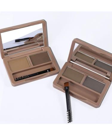 Boobeen Eyebrow Powder: 2-Color Palette for Defined Brows - Neutral Eye Makeup - Buy Online on GoSupps.com
