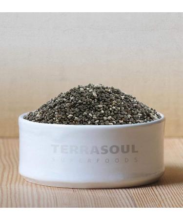 Terrasoul Superfoods Organic Black Chia Seeds 2.5 Pounds - Unflavored, Pack of 1 - Buy Online on GoSupps.com