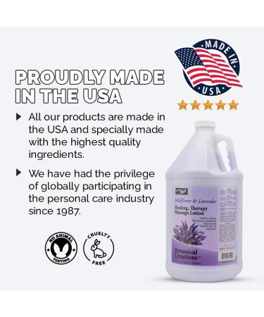 PRONAIL - Healing Therapy Massage Lotion - Professional Pedicure Body and Hot Oil Manicure Infused with Natural Oils Vitamins Panthenol and Amino Acids (Lavender 1 Gallon) Lavender 128 Fl Oz (Pack of 1) - Buy Online on GoSupps.com
