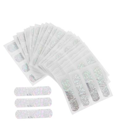 100pcs Glitter Bandages for and Care Adhesive Bandages Adhesive Strips Kids Bandages Scrapes Wrapped Cartoon Sequin Strip Child PVC