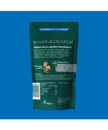 Nut Perfect Pine Nuts | Small & Round | Robust Flavor | Ideal for Roasting - 50g - Buy Online on GoSupps.com