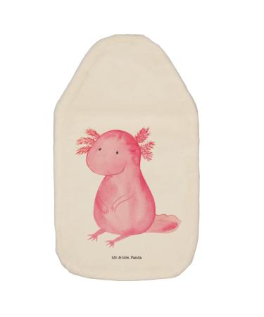 Mr. & Mrs. Panda Warm bottle Axolotl zero - gift wisdom happy children's heat bottle girlfriend warm bottle with reference love grain pillow white