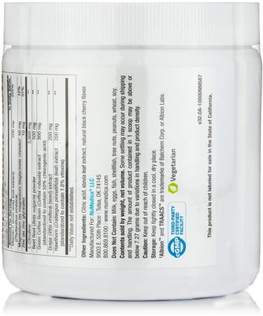 NuMedica NOVA Nitric Oxide Vascular Assist - 7.69 oz Natural Black Cherry Flavor | Boost Circulation & Enhance Performance for Men & Women - Buy Online on GoSupps.com