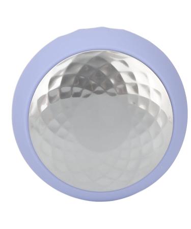 2 in 1 Electric Facial Cleansing Brush & Heating Mask | Waterproof Vibrating Silicone Brush for Blackhead Acne & Pore Care - Purple - Buy Online on GoSupps.com