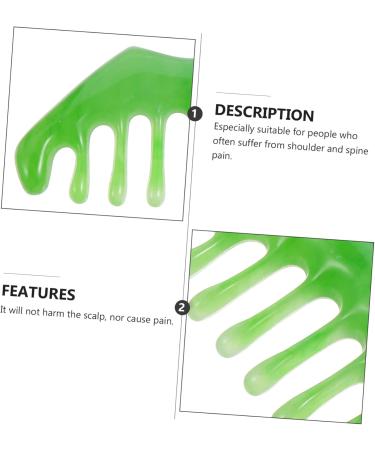 FRCOLOR 6-Pack Massage Combs for Women | Multifunctional Hairbrush & Meridian Therapy Tool - Buy Online on GoSupps.com